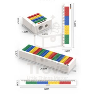 building blocks stationery set